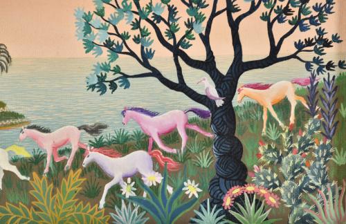 JUAN BORRÁS (1947).  "Paisaje".