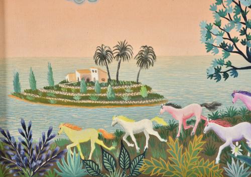 JUAN BORRÁS (1947).  "Paisaje".
