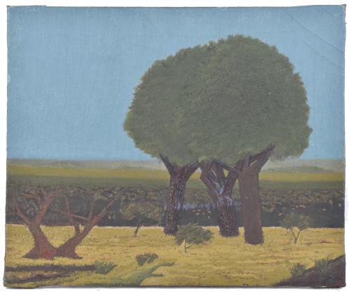 LAUDANOVIC (XX). "Paisaje", 1980.