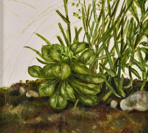 ANNA LENTSCH (1943). "Rincón verde", 1977.