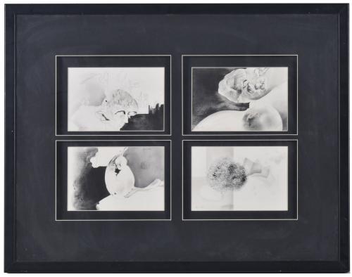 ALFONSO COSTA BEIRO (1943). Composición de 4 obras, 1972?.
