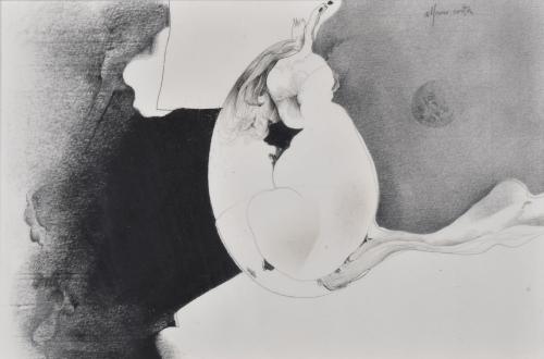 ALFONSO COSTA BEIRO (1943). Composición de 4 obras, 1972?.