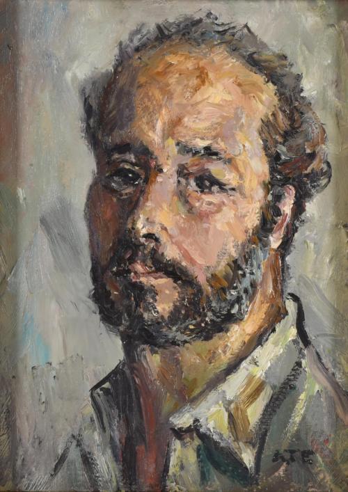 ÀNGEL TORRES ESCOLAR (1920-2007). "Retrato masculino".
