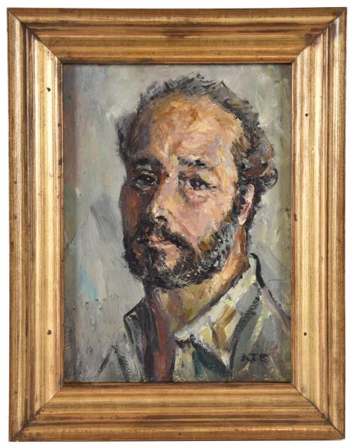 ÀNGEL TORRES ESCOLAR (1920-2007). "Retrato masculino".