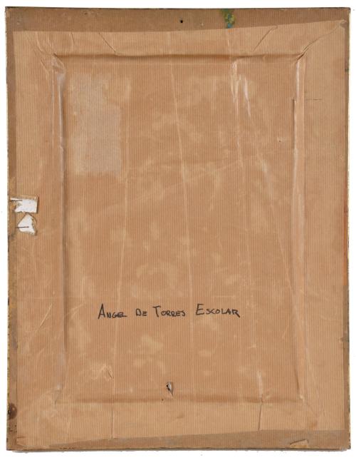 ÀNGEL TORRES ESCOLAR (1920-2007). "Retrato masculino".