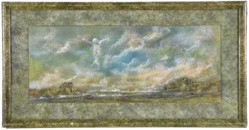OCTAVIO PASCAL (1932). "Paisaje tormentoso con Cristo".