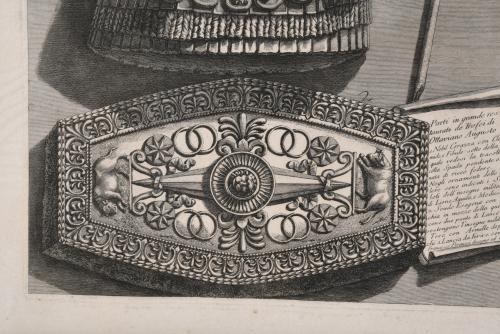 FRANCESCO PIRANESI (1758-1810). "Armadura Romana".