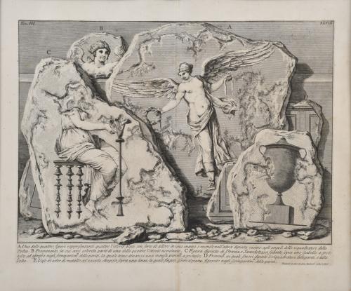 GIOVANNI BATTISTA PIRANESI (1720-1778). "Victoria alada"