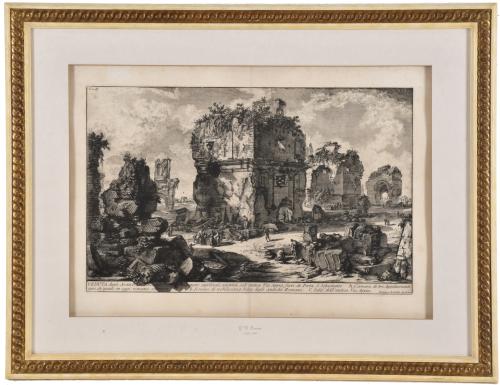GIOVANNI BATTISTA PIRANESI (1720-1778). "Veduta degli Avanz