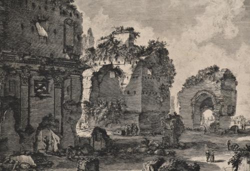GIOVANNI BATTISTA PIRANESI (1720-1778). "Veduta degli Avanz