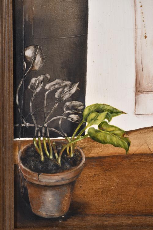 ANNA LENTSCH (1943). "Planta, ventana y mosca".