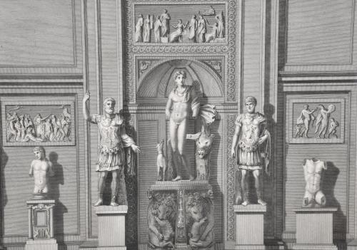 VICENZO FEOLI (1760-1827). "Parte seconda della parete dest