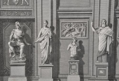 VICENZO FEOLI (1760-1827). "Parte seconda della parete dest