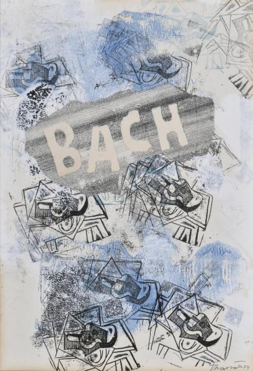 JOAN JOSEP THARRATS VIDAL (1918-2001) "Bach", 1974.