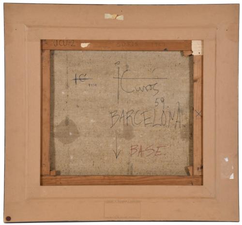 JORDI CURÓS (1930-2017).   Sin título, Barcelona, 1959.
