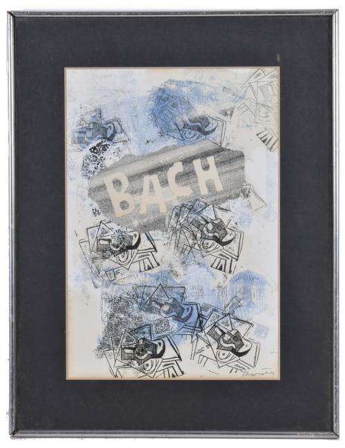 JOAN JOSEP THARRATS VIDAL (1918-2001) "Bach", 1974.