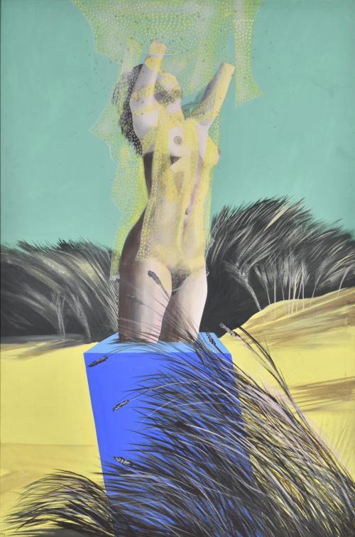 RAFAEL BARTOLOZZI (1943-2009) "Monumento cañas cruzeta", Vallvidriera,1972.