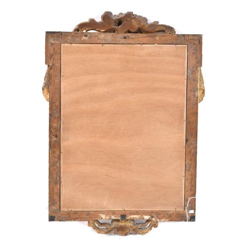 Espejo de pared estilo Carlos IV, siglo XIX. 
