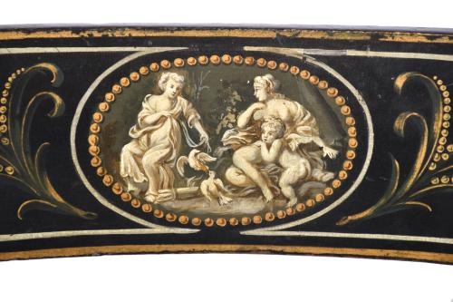 Pareja de sillas Regency y pareja de sillas de estilo Regen
