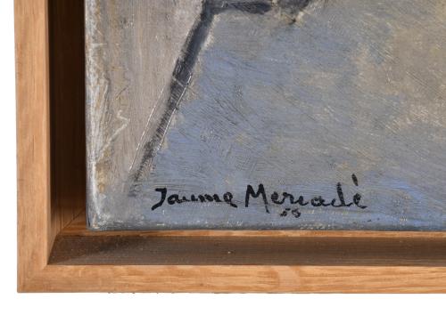 JAUME MERCADÉ I QUERALT (1887-1967). "Poblet", 1956.