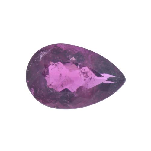 Unmounted rubellite tourmaline.
