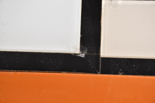 Mueble bajo en cristal de Murano, circa 1970.
