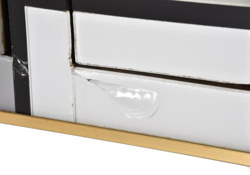 Mueble bajo en cristal de Murano, circa 1970.