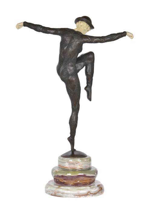 SIGUIENDO MODELOS DE DEMÉTRE CHIPARUS (1886-1947).  "Colomb