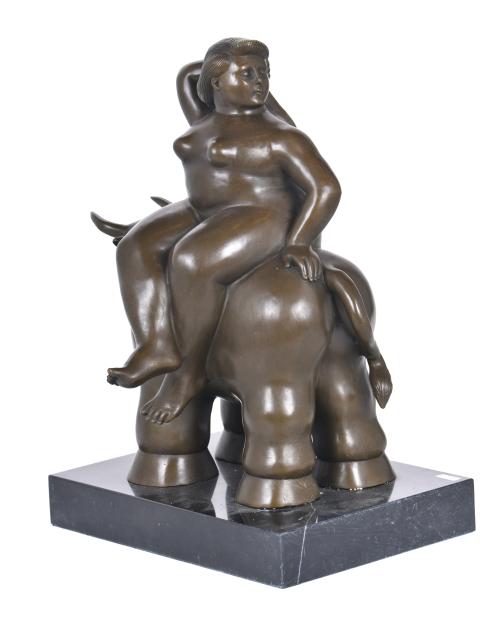 SIGUIENDO MODELOS DE FERNANDO BOTERO (1932 - 2023).  "Mujer