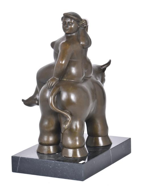 SIGUIENDO MODELOS DE FERNANDO BOTERO (1932 - 2023).  "Mujer