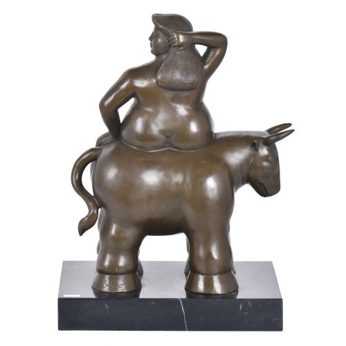 SIGUIENDO MODELOS DE FERNANDO BOTERO (1932 - 2023).  "Mujer