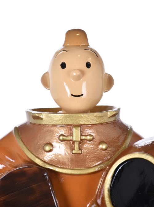 "Tintín buceador".