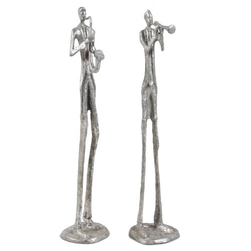 SIGUIENDO MODELOS DE GIACOMETTI. "Pareja de músicos". 