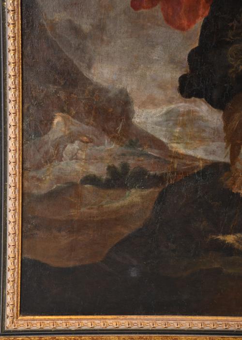 ESCUELA ARAGONESA, SIGLO XVIII. "Martirio de Santa Orosia d