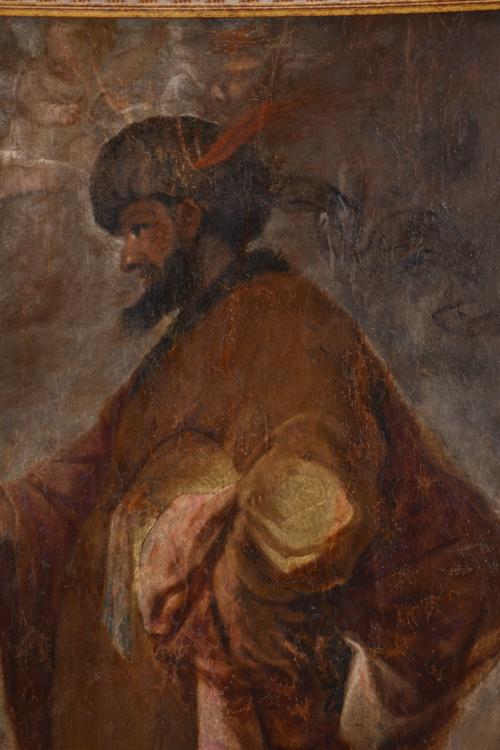 ESCUELA ARAGONESA, SIGLO XVIII. "Martirio de Santa Orosia d