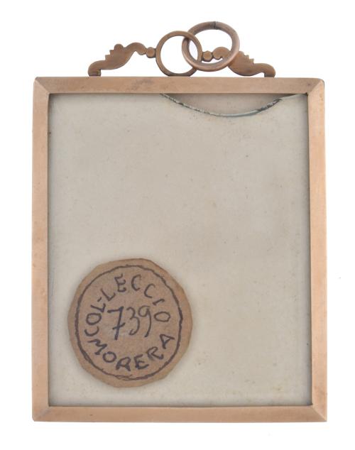 ESCUELA FRANCESA, PPS. SIGLO XX.  Miniatura con retrato mas