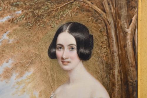 CHARLES FOOT TAYLOR (1818 - 1853). Miniatura del retrato de