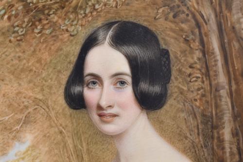 CHARLES FOOT TAYLOR (1818 - 1853). Miniatura del retrato de