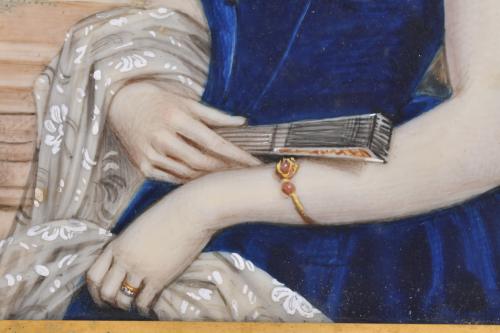 CHARLES FOOT TAYLOR (1818 - 1853). Miniatura del retrato de