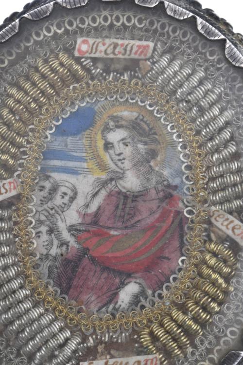ESCUELA ESPAÑOLA, SIGLO XVII.  Colgante relicario.