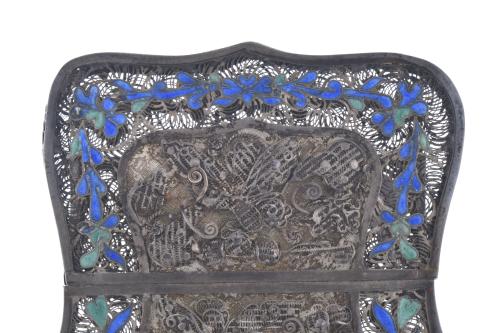 Tarjetero chino para la exportación, siglo XIX. 
