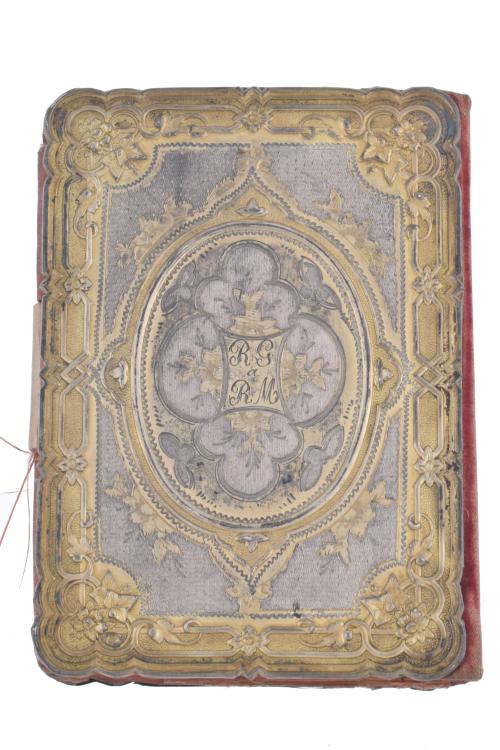 Tarjetero francés, med. siglo XIX. 
