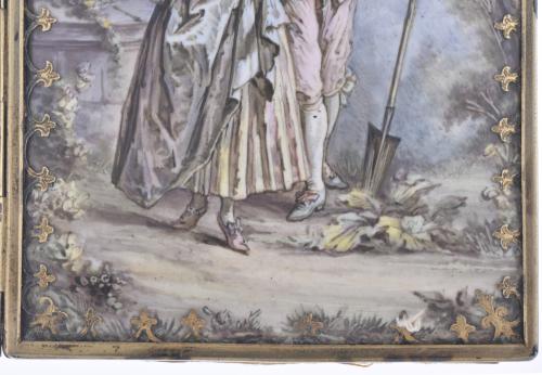 Carné de baile francés, med. siglo XIX. 