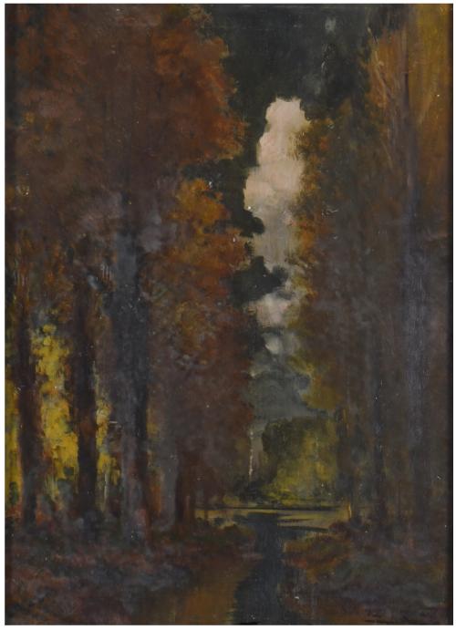 ANTONI ROS I GUELL (1873-1954) Pareja de paisajes.