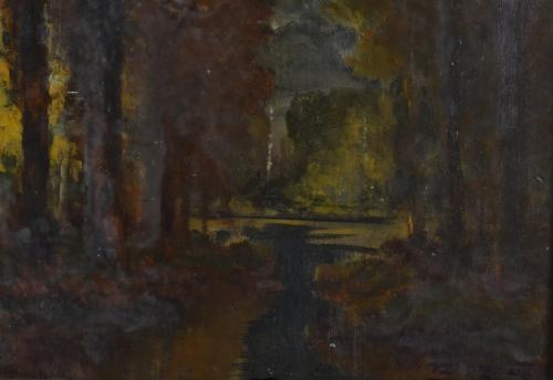 ANTONI ROS I GUELL (1873-1954) Pareja de paisajes.