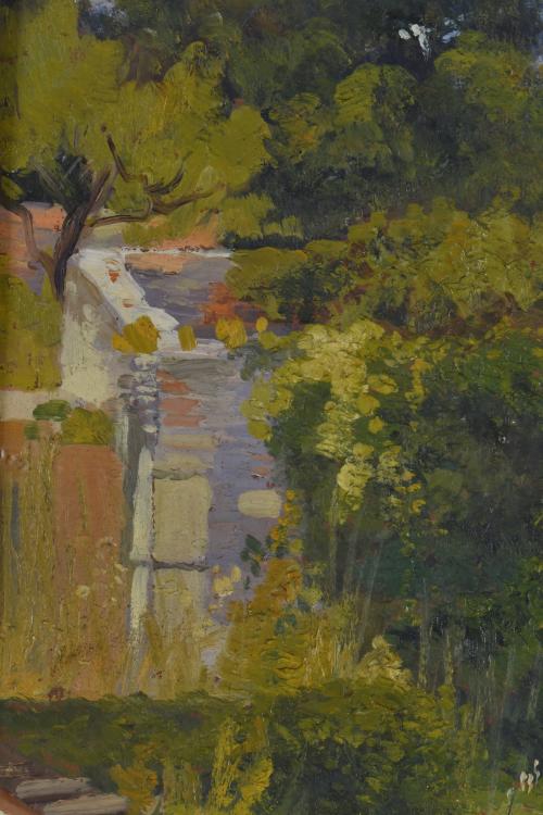 ANTONI ROS I GUELL (1873-1954) Pareja de paisajes.