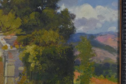 ANTONI ROS I GUELL (1873-1954) Pareja de paisajes.