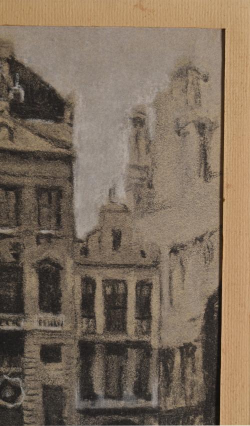 ESCUELA FRANCESA, SIGLO XIX. "Fachadas",1882.