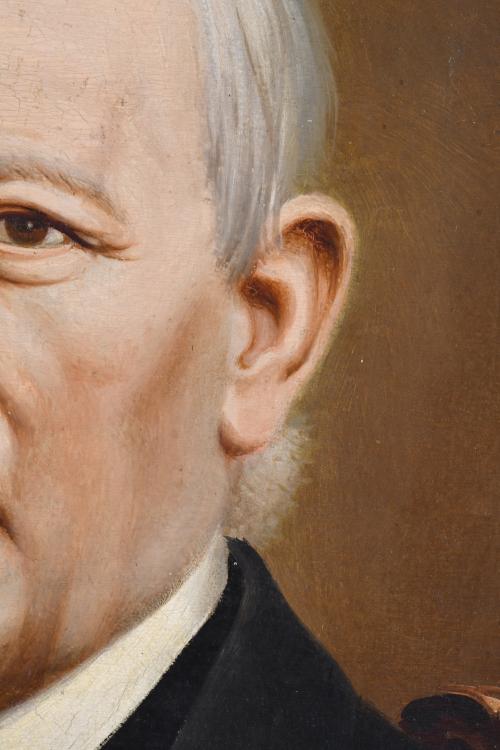ESCUELA ESPAÑOLA, SIGLO XX.  "Retrato caballero".
