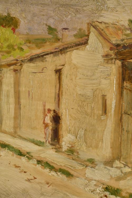 EARLY 20TH CENTURY SPANISH SCHOOL. "Street".